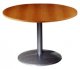 Table ronde hêtre/alu Diam. 160cm