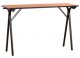 Table pliante poirier 120X40 cm