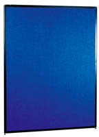 Location cloison MEGANE24. 140 x 100 cm. Revêtement tissu bleu